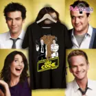 Как я встретил вашу маму футболка HIMYM maglietta 13 Ted Marshall Робин Барни LilyCool повседневные гордость футболка для мужчин; Модная обувь унисекс;