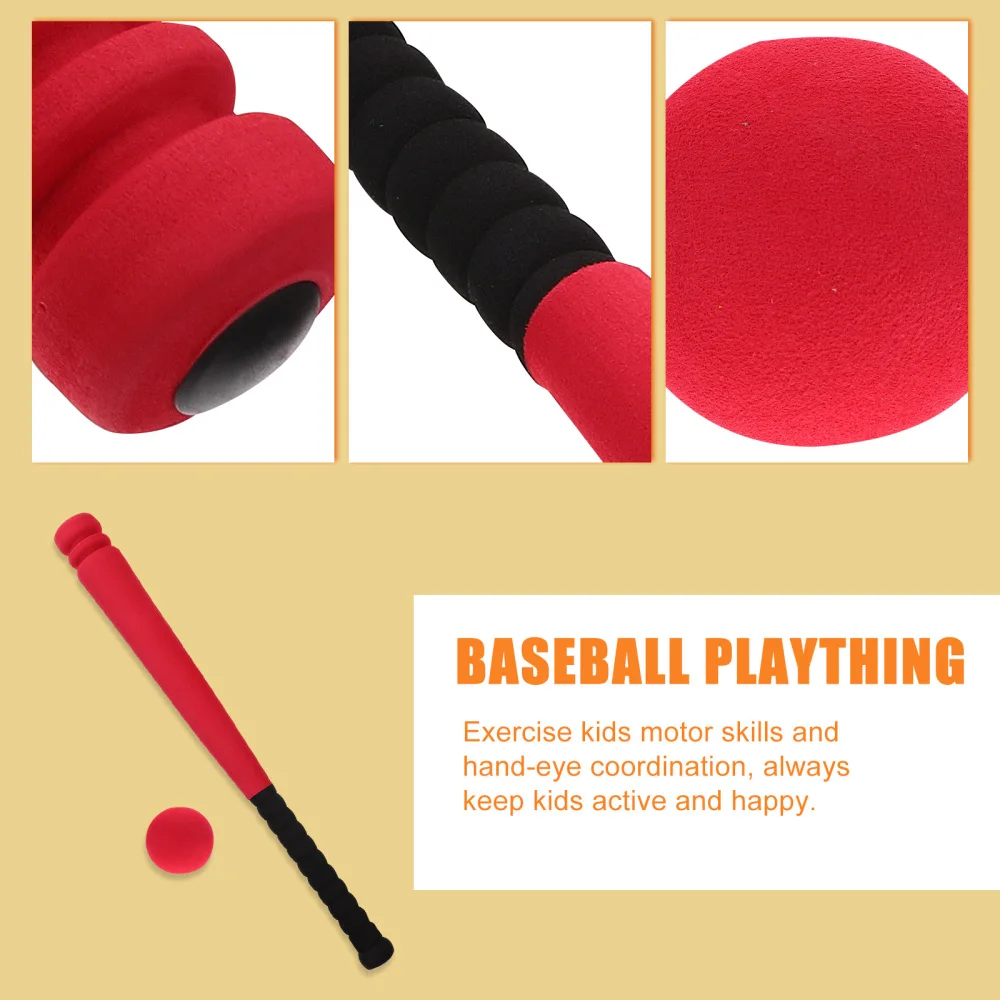 

1 Set Baseball Bat Children Entertainment Plaything Safe Baseball Bat