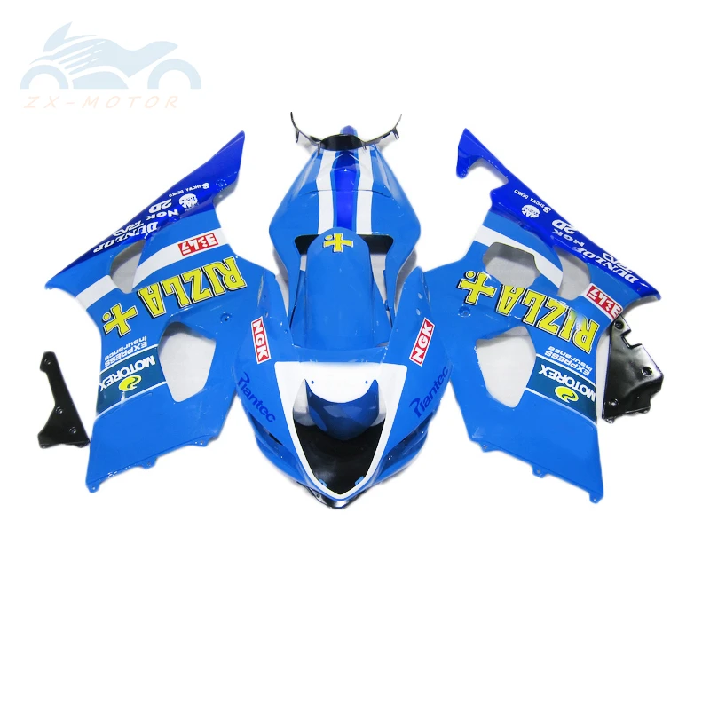 

Высококачественные комплекты обтекателей под давлением для Suzuki GSXR1000 2003 2004 ярко-синие обтекатели для мотоциклов GSXR 1000 K3 03 04 CV17