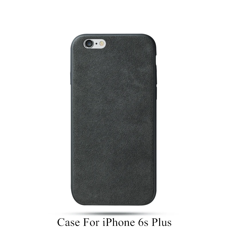 For iPhone 6s Plus Чехол для iPhone 6, 6s, 7, 8 Plus, X, Xs Max, Итальянская замша, как тканевый чехол, пуховый чехол s, Премиум Защита, для 11 Pro Max, Роскошный чехол - Цвет: For iPhone 6s Plus