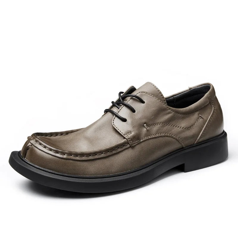 

Fashion Spring Autumn Designer Shoes Men Soft Bottom Dress Shoes Mens Men Casual Shoes Cowhide Loafers British Leisure Shoes Men