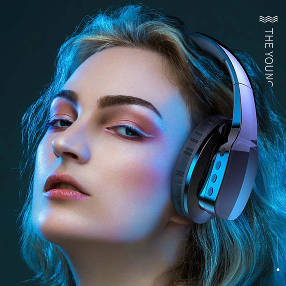 

New 8D HIFI Bluetooth-Compatible Earphone Gaming Wireless Headset Support AUX TF Card Sport Headphones for Huawei Xiaomi Earbuds
