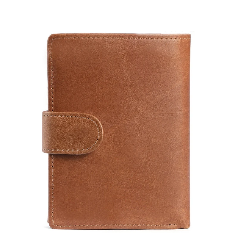 

Новинка 2021, мужской кошелек в стиле ретро, Женский кошелек для монет, кошелек с Rfid-защитой и отделением для нескольких карт, клатч с окошком д...