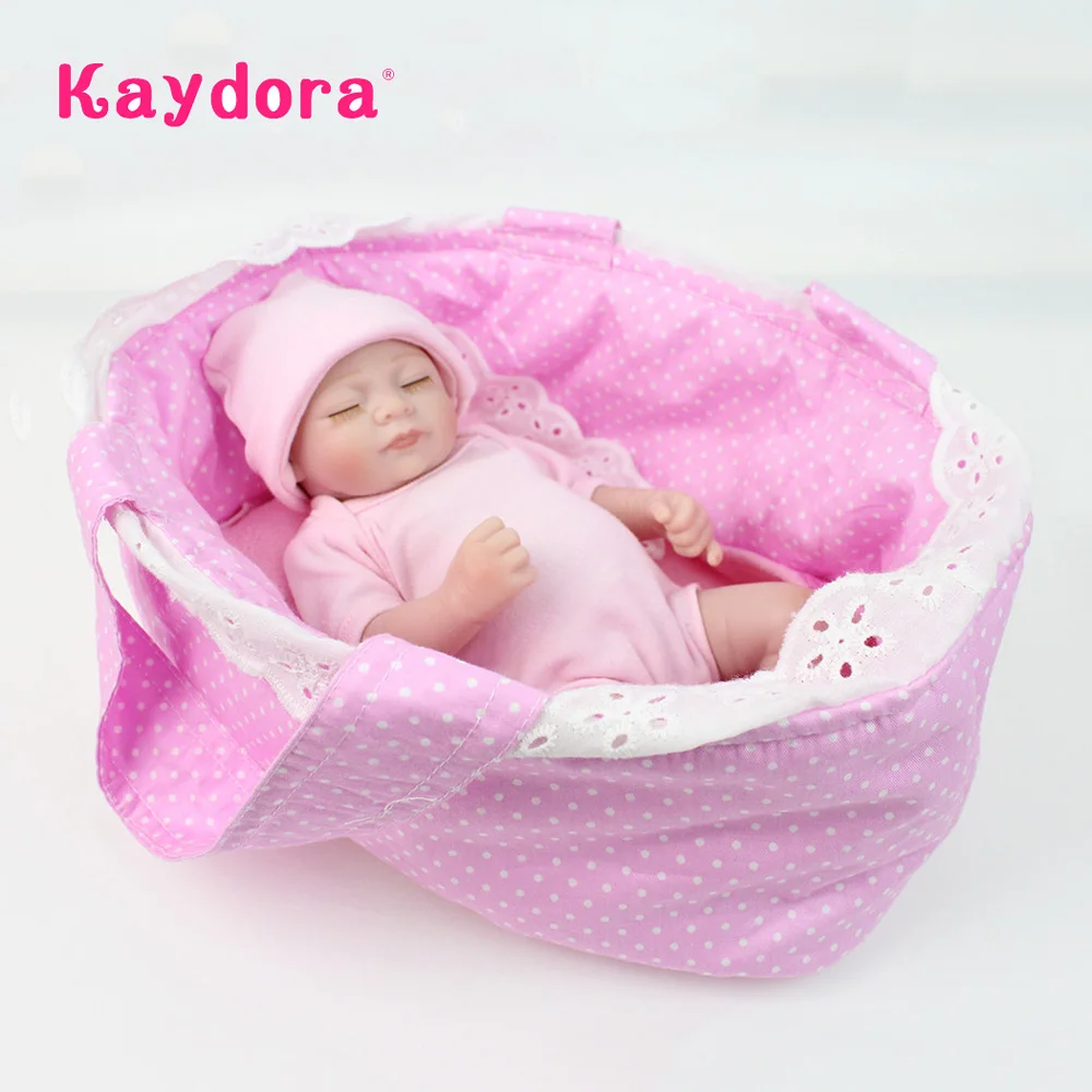 Милые мини силиконовые куклы Reborn bebe реалистичные детские игрушки