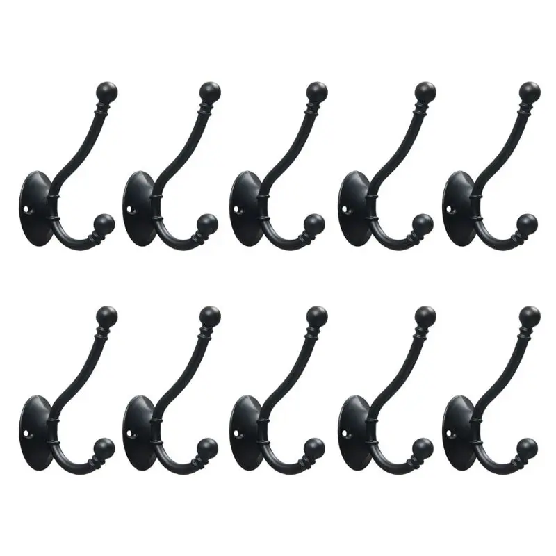 

10Pcs Wall Hooks for Hanging Heavy Duty Hat Towel Coat Wall Mounted Hangers
