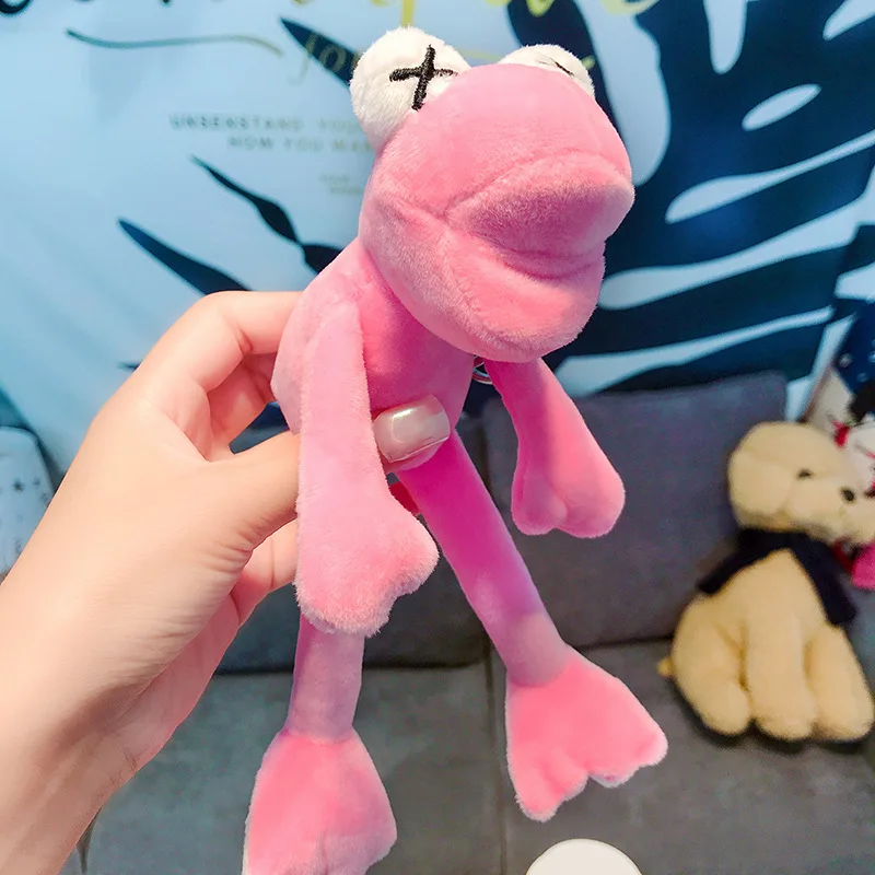 Мультяшный плюшевый брелок в виде лягушки модные милые брелки животных подходит