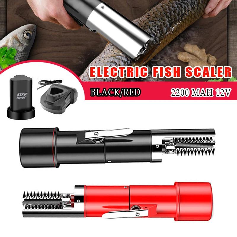

Fish scales Scraping Descaling Machine Charging Portable 125W 12V Electric Cordless Fish Scale Rechargeable kitchen tool