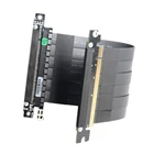PCIe Райзер кабель 3,0x16 PCI Express двойной обратный удлинитель R33UF-TU, гибкий высокоскоростной GUP Райзер кабель для ITX A4 чехол шасси