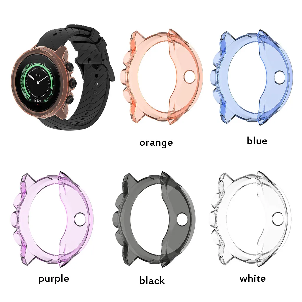 Прозрачный ТПУ защитный чехол рамка для часов Suunto9 / Suunto 9 Спартанские спортивные