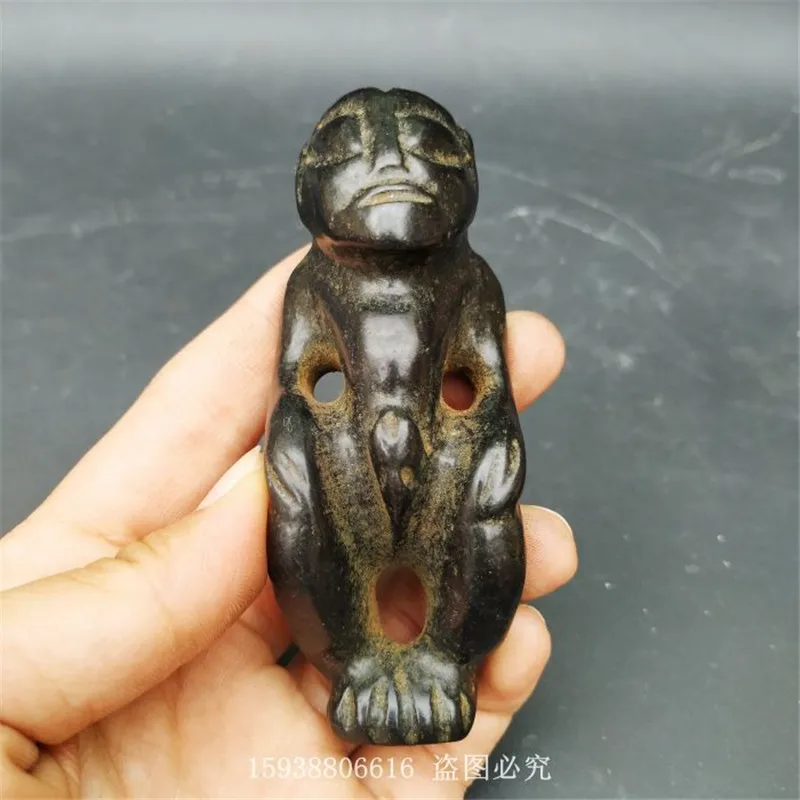 

Collection of Iron Meteorite Seven-Star Small UFO Jade Wares