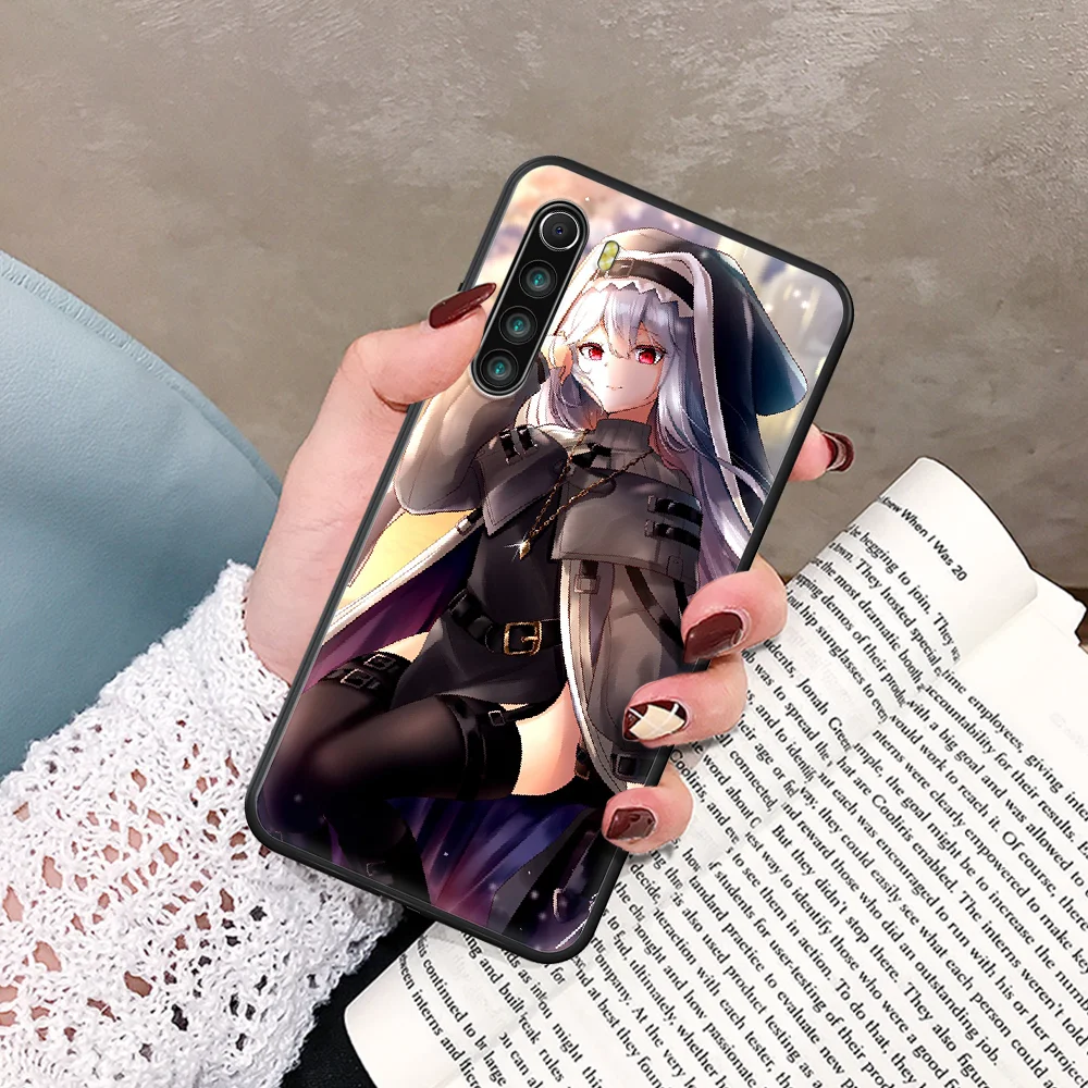 

Amiya Arknights Phone Case For Xiaomi Redmi Note 7 8 8T 9 9S 4X 7 7A 9A K30 Pro Ultra black Etui Fashion Shell Pretty Prime