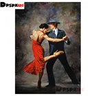 Алмазная живопись 5d Dpsprue сделай сам, вышивка крестиком, танцевальная мозаика, украшение для дома, вышивка, узор ручной работы, подарок другу DK17