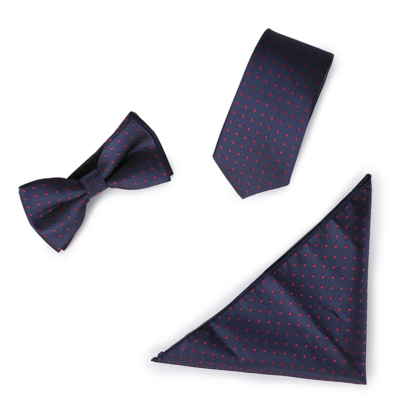 YUNCLOS комплект из 3 предметов в полоску с цветком галстуком деловые повседневные