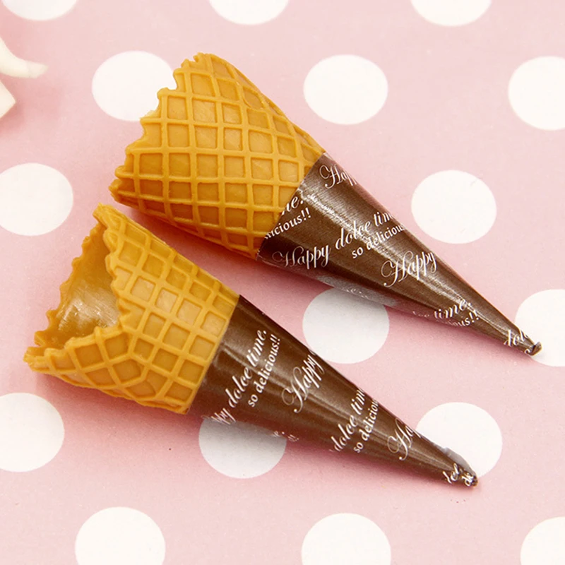 2 шт. конусная игрушка мороженое для детской кухни|Поделки своими руками| |