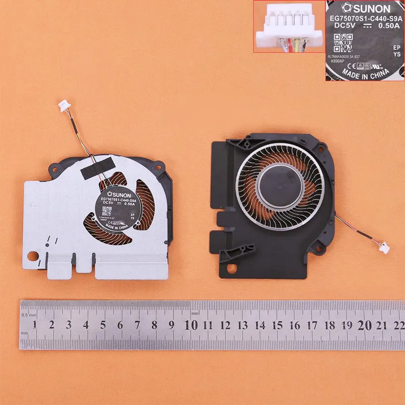 

New Laptop Cooling Fan for Xiaomi Pro 15.6" GTX Version,GTX1050(Left side,Original) PN:EG75071S1-C440-S9A 5V 0.5A eplacement