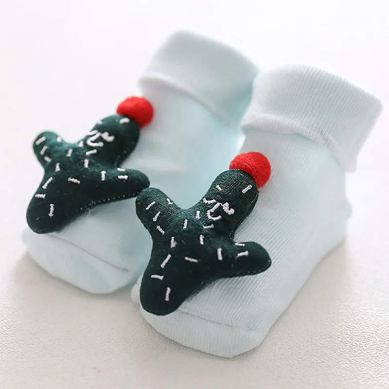 

2021 Summer Newborn Baby Cartoon Cotton Doll Baby Children's Non-slip Socks, Suitable for 0-3 Years Old Girl and Boy Socks