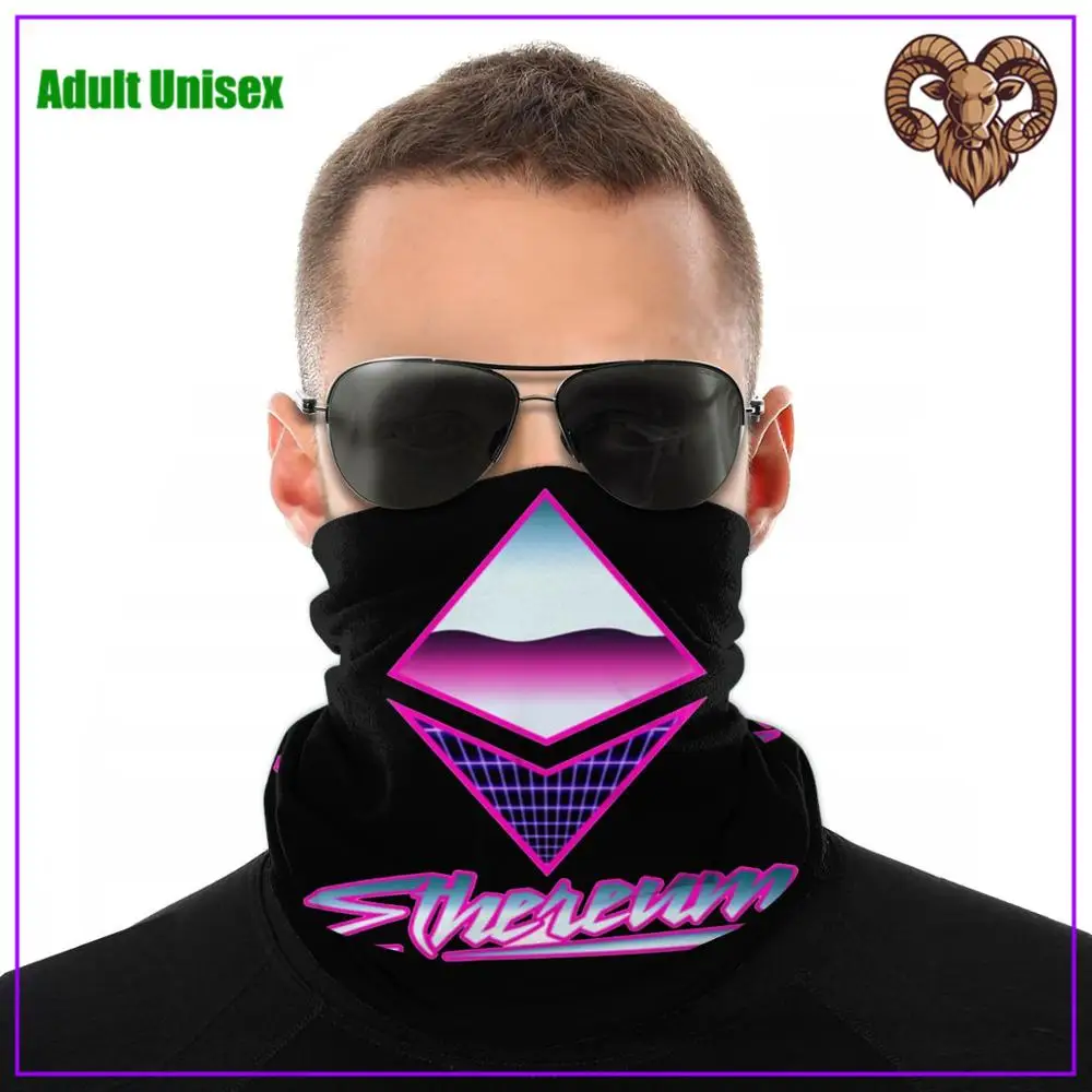 Ретро Маска Биткоин для лица мужчин и женщин 80s многоразовая защита от вирусов
