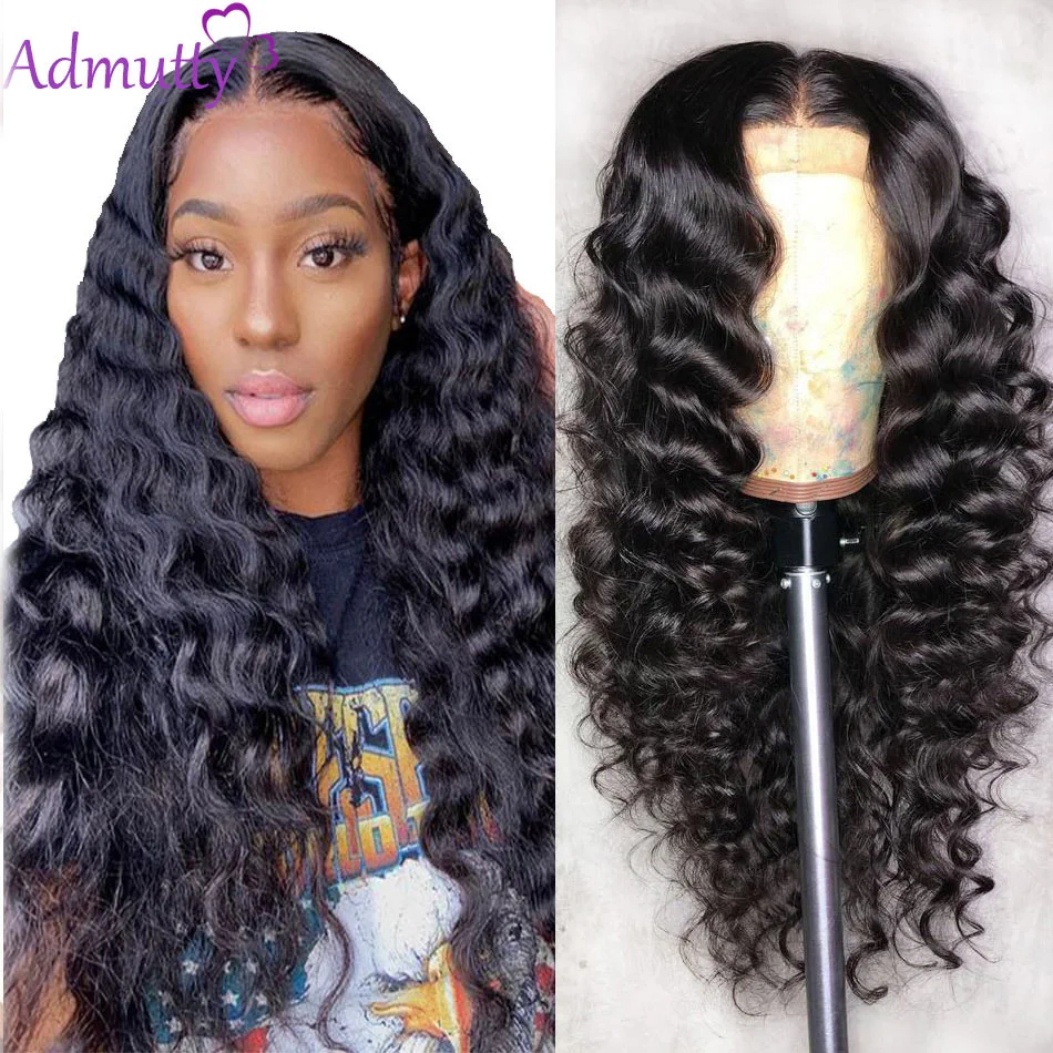 Кудрявые кудрявые пучки с закрытием перуанские человеческие волосы не Remy волос