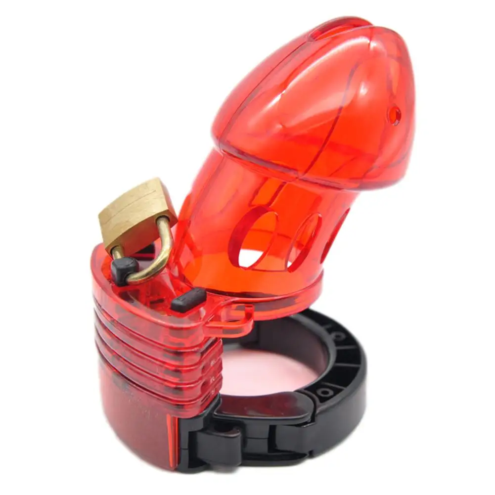 

Mini Male Chastity Cock Cage Penis Belt Lock with Four Rings Gay Adults Sex Toys for man great sex stimulation and pleasure