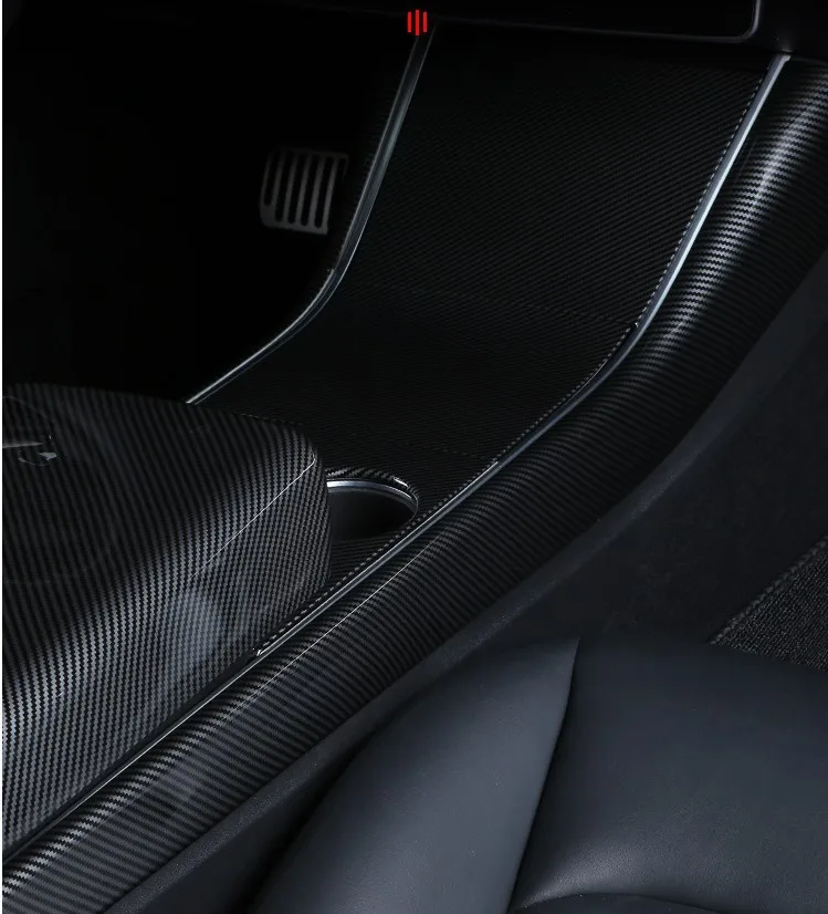 

Fit for Tesla Model3 center console side decoration strips side decoration left and right side bright strip modification
