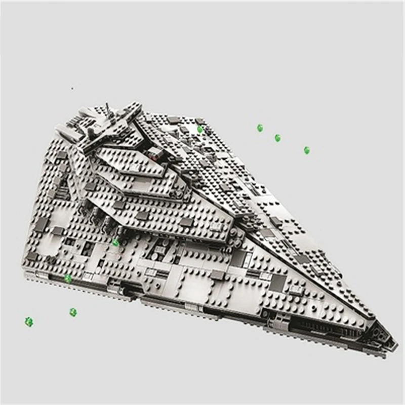NEW Hot 10901 First Order Star Destroyer Model Building Block Bricks Toys Compatible with MOC Star Wars 75190 Xmas gift