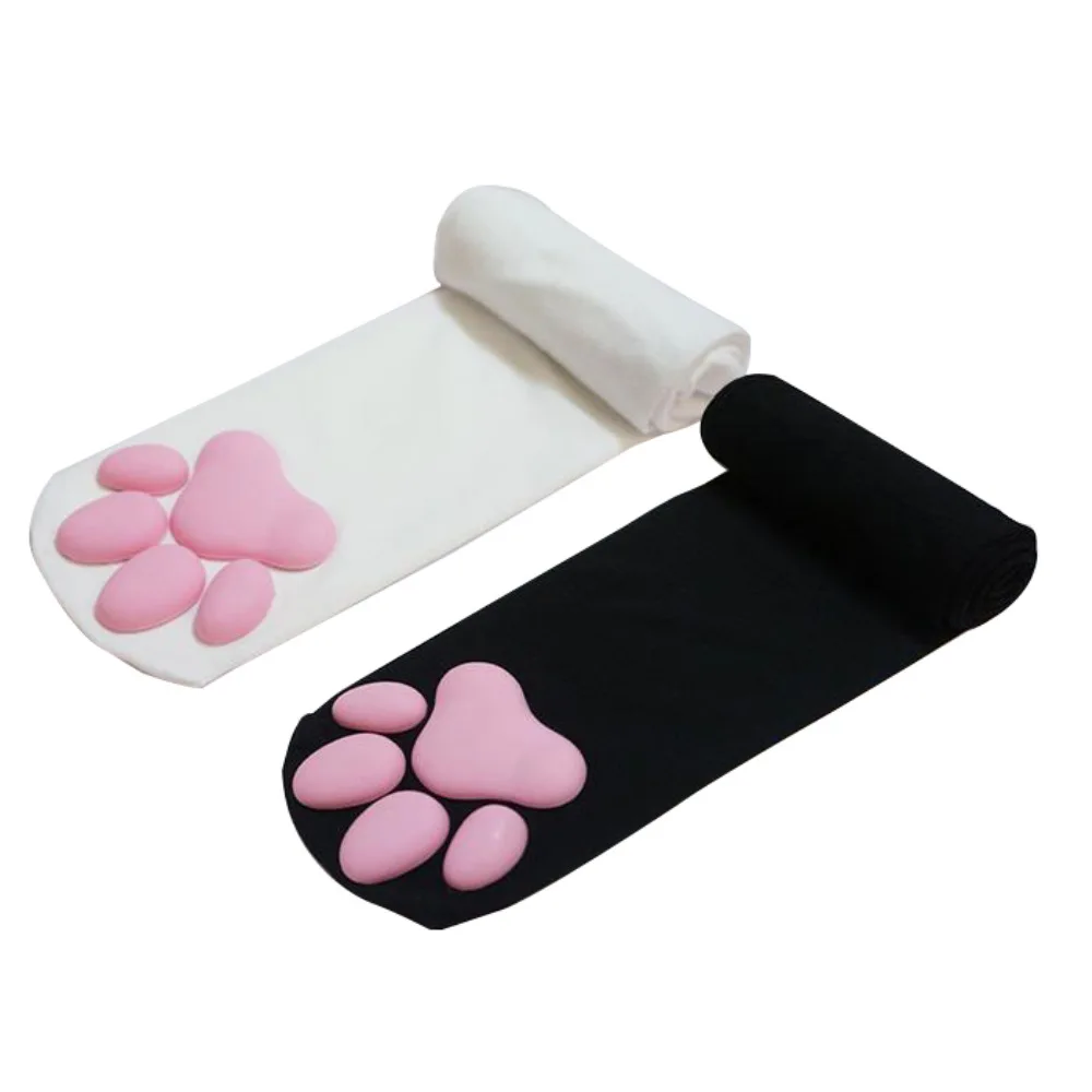 New Kawaii Girl Non-slip Socks Cute Cat Over The Knee Socks Ladies Stockings Cosplay Lolita Dress Ladies Gifts