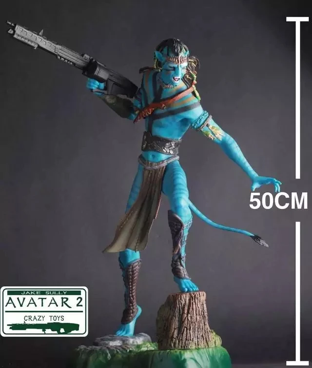 Сумасшедшие игрушки 1:6 Аватар 2 Нейтири и Джейк Салли статуя ПВХ фигурка модель 50