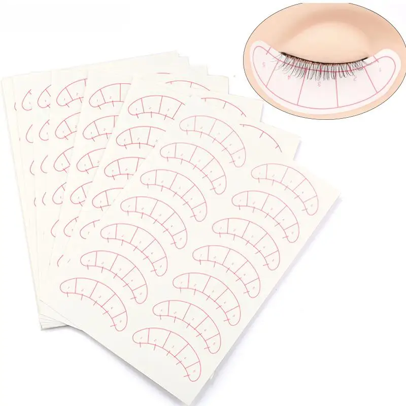 

70pairs/pack Paper Patches 3D Eyelash Under Eye Pads Lash Eyelash Extension Practice Eye Tips Sticker Wraps Makeup Tools