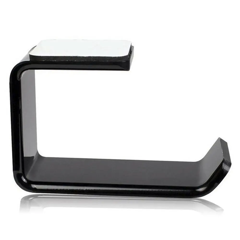 

Simple Headphone Stand Hanger Hook Tape Under Desk Dual Headset Mount Holder Easy to Use Earphone Accessories Kits ONLENY