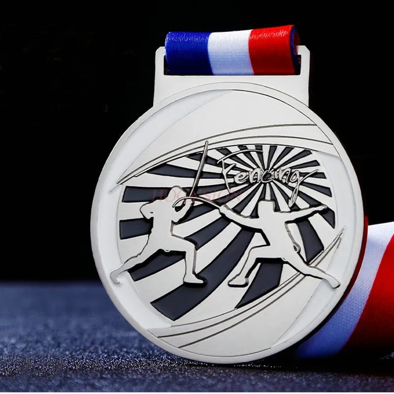 Медали для соревнований по ограждению боевые искусства золотые медали