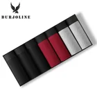 Трусы-боксеры мужские 7 шт.партия, Брендовое хлопковое нижнее белье, цветные дышащие однотонные, 0077