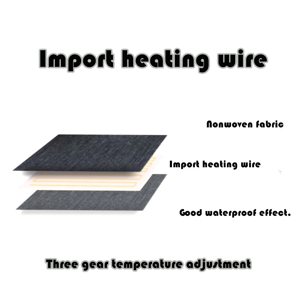 1 Set Carbon Fiber USB Heating Vest Pad Heated Jacket Clothes Heater Winter Warm Thermal Pads | Дом и сад
