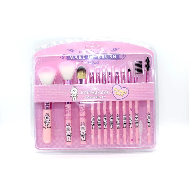 Набор кистей для макияжа из мягкого волокна 12 шт. тени бронзер | Красота и