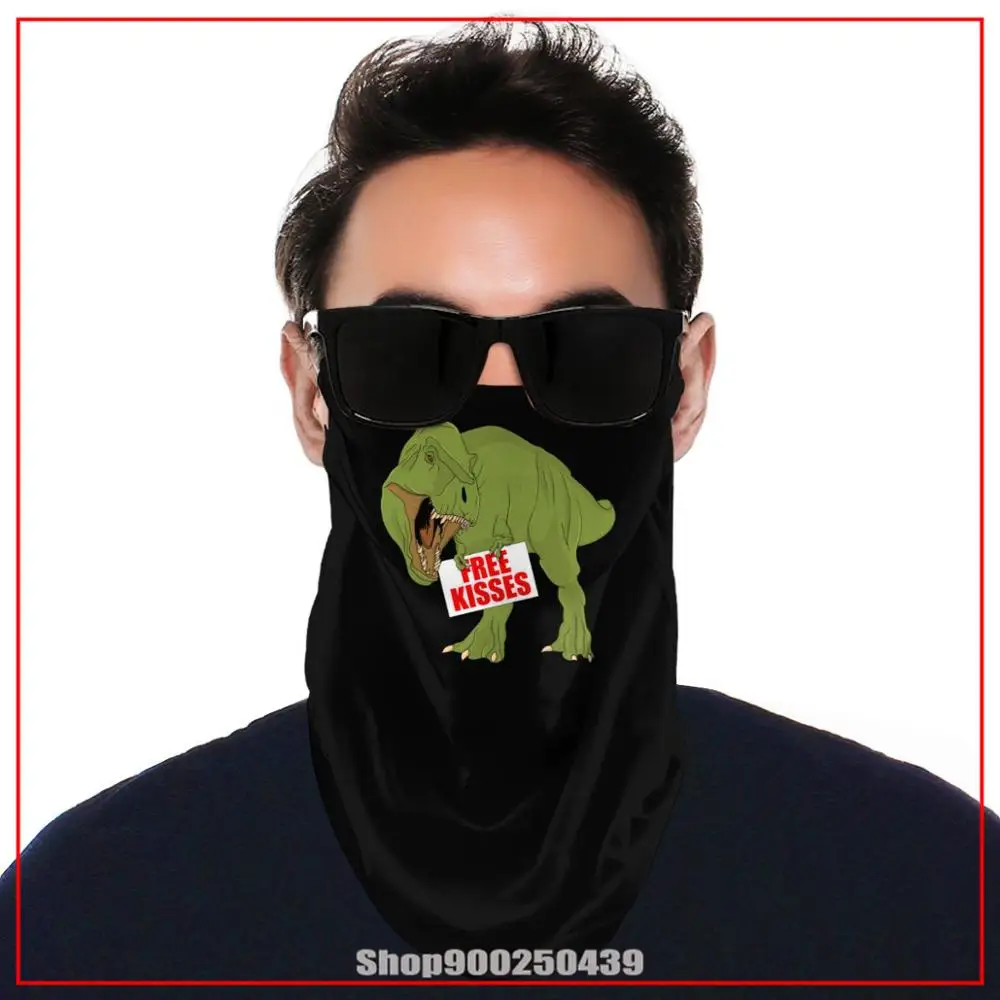 Свободная маска динозавра для лица с принтом животных 3D бесшовная бандана