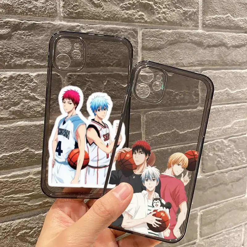 

Kuroko No Basket Anime Phone Case Transparent for iPhone 7 8 11 12 se 2020 mini pro X XS XR MAX Plus