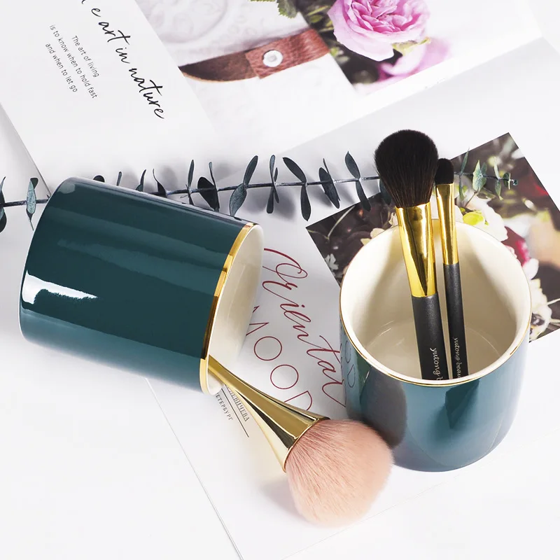 

1 шт., многофункциональная керамическая металлическая ложка для хранения карандашей