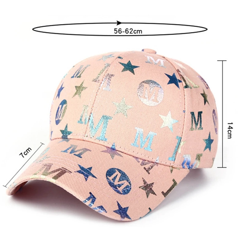 

Fashion Spring And Summer Korean Version Of The Letter M Baseball Cap Gorgeous Cap Couple Sun Hat Outdoor Sports Cap