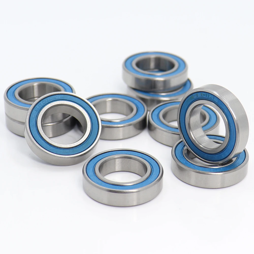6801RS подшипник ABEC-3(10 шт) 12*21*5 мм тонкий раздел 6801-2RS шарикоподшипники 61801 RS 6801 2RS с синим герметичным L-2112DD