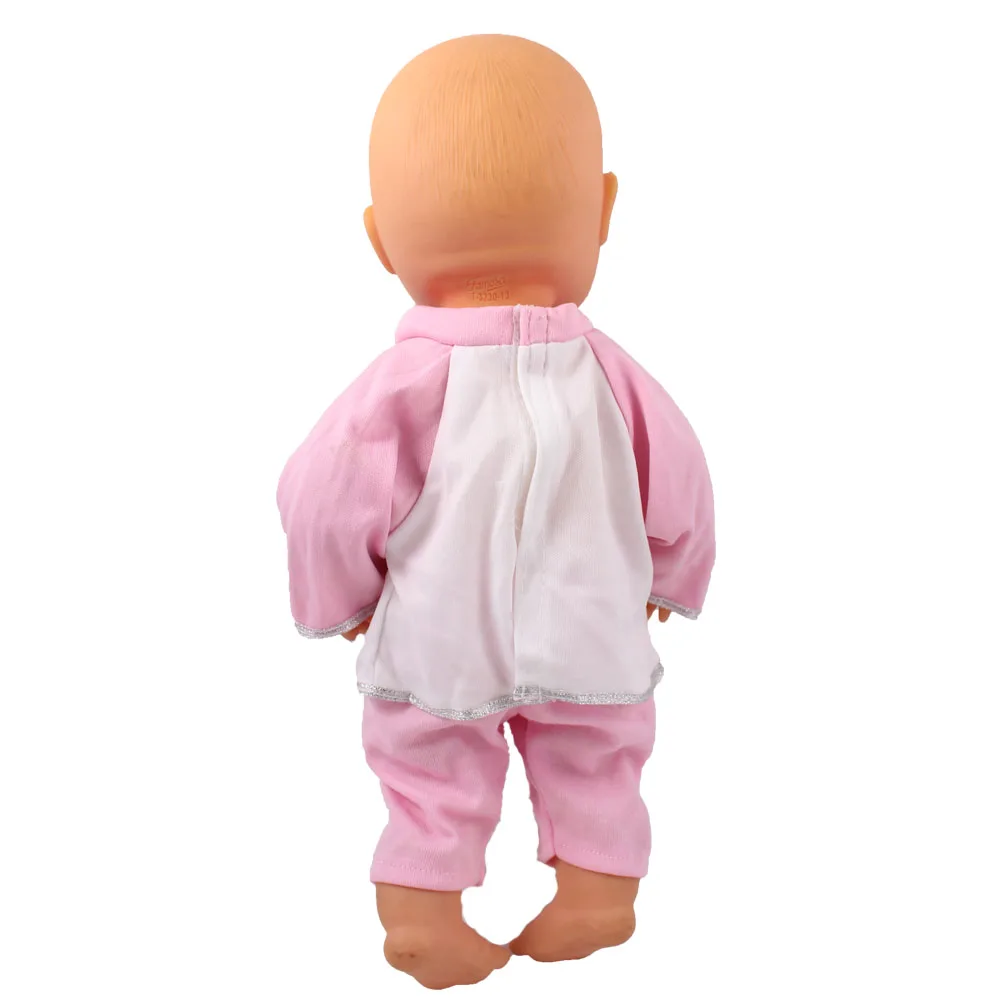 Недорогие розовые брюки с ангелом костюмная одежда подходит для 18-дюймовых