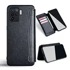 Чехол для Oppo F19 Pro A94 4G Reno5 F высокое Класс из искусственной кожи Простой без чехол на магнитной застежке с отделением для карт для Oppo F19 Pro Чехол