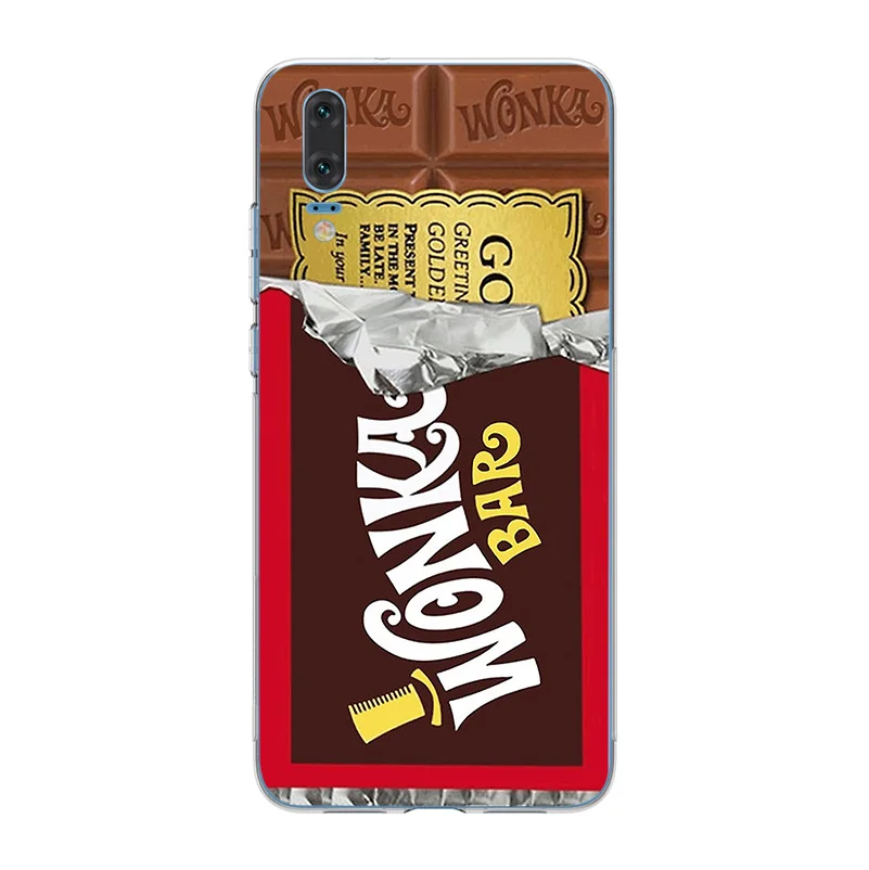 Чехол для телефона ciciber Funny food Dessert шоколадный чехол Huawei P20 Lite P30 P10 P9 P8 Pro Plus 2017 P smart
