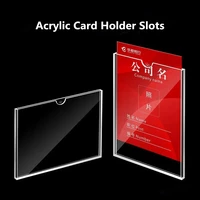 a4 acrylic clear picture photo display frame 8 5x11 inches poster frames plastic sign flyer paper document holder display slots