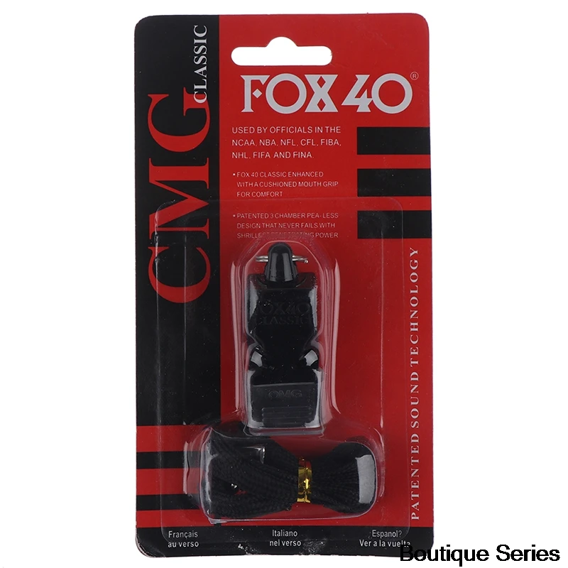 Свисток для игры в футбол баскетбол хоккей бейсбол свист с Талрепом Fox 40 1