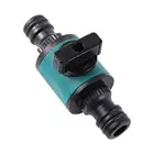 Пластиковый клапан с 16 мм быстроразъемным соединителем, продление длины шланга, фитинги для труб, сельское хозяйство, полив, садовая труба, клапан, трубопроводные фитинги