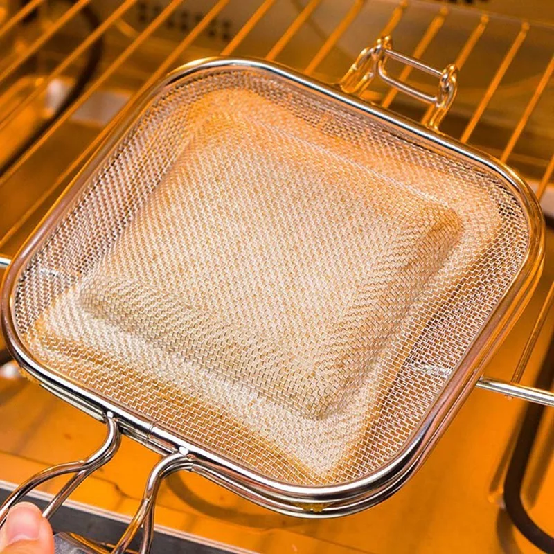 

Quality Sandwich Baking Pan Toaster Breakfast Toast Baking Tool Whole Square Loaf Bread Slice Grill Net with Elephant Mold