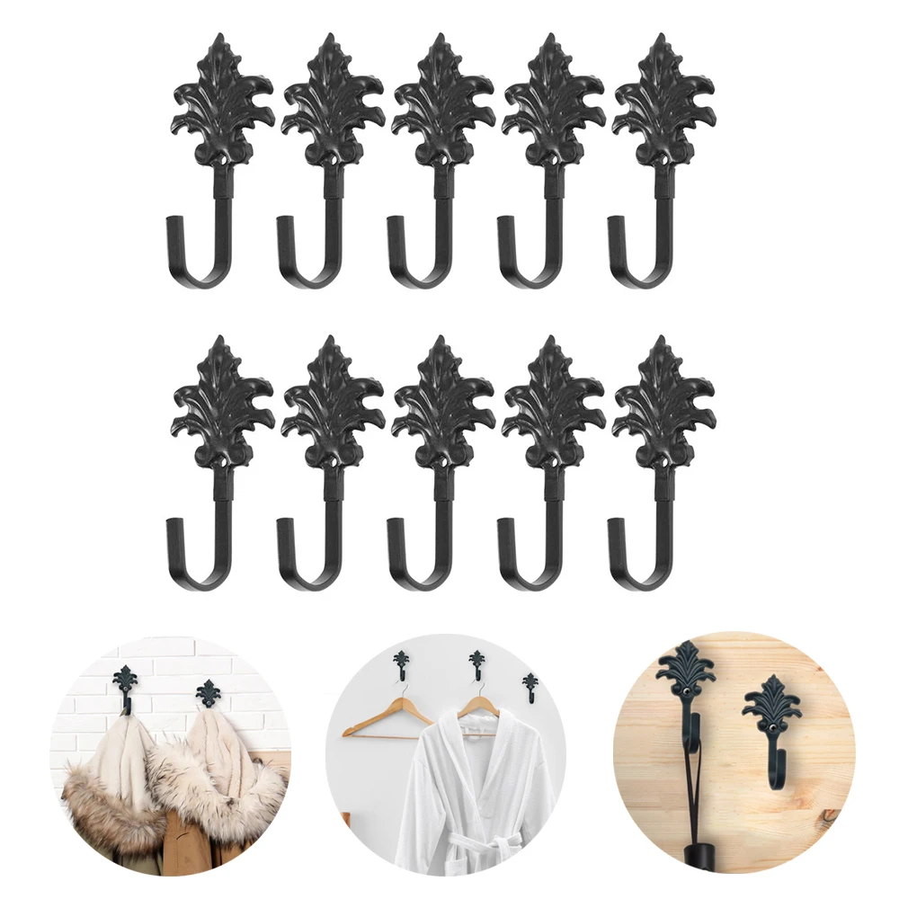 

Antique Decorative Vintage Style Heavy Duty Coat Hooks In The Bathroom Shabby Chic Cast Iron Retro Rustic Wall Hanger