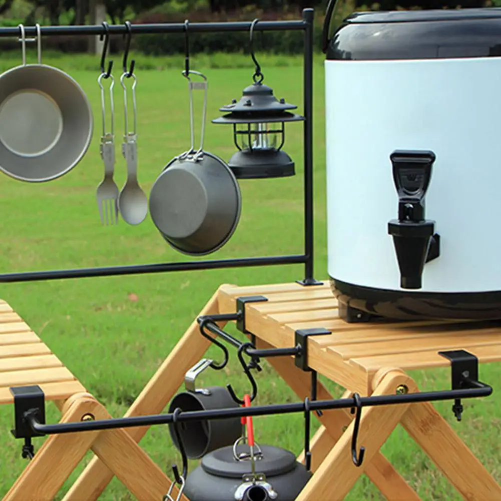 Туристический Настольный стеллаж для хранения посуды подвесная стойка крючок