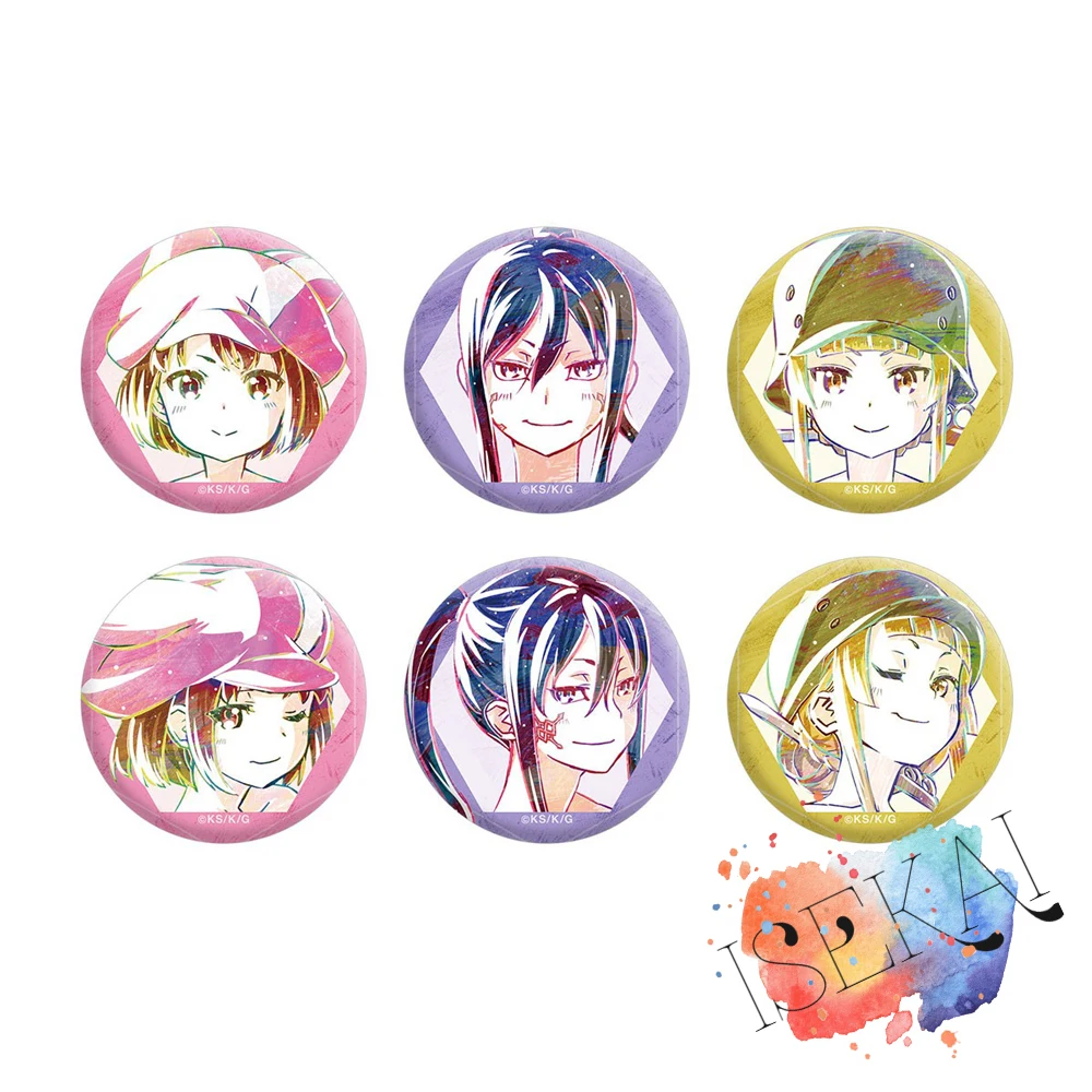 Меч искусство онлайн альтернатива оружие Gale онлайн значок аниме SAO GGO Llenn Pitohui Fukaziroh Karen металлический значок брошь булавка