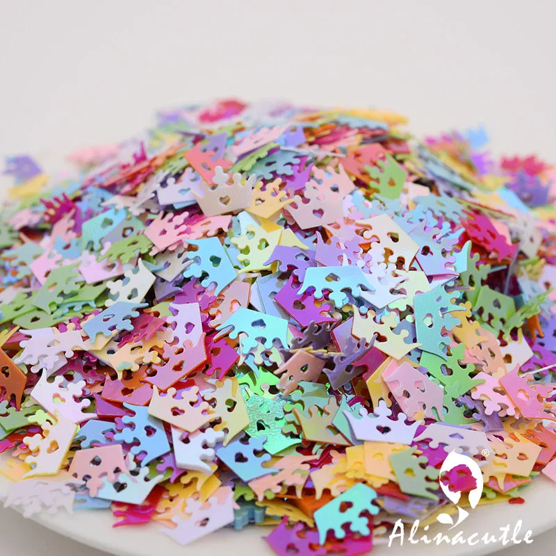 25 г Смешанные цвета Корона блестки Швейные аксессуары для одежды пайетки поделок