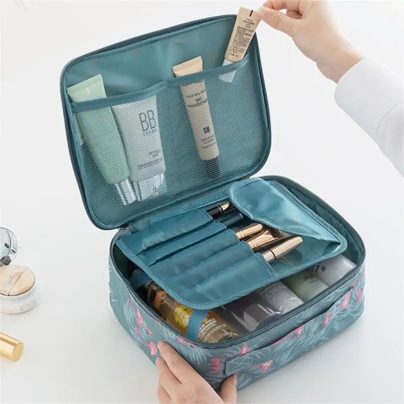 

2022 New Multifunction Makeup bag Women Organizer Bags Waterproof Portable Cosmetic Bag Make Up Wash Toiletry Bag